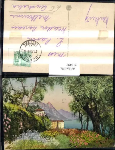210492,Lombardia Lago di Lugano verso Oria e San Mamette Partie