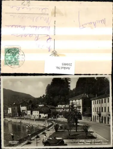 210493,Lombardia Lago di Lugano Ponte Tresa Il nuovo Quai Partie