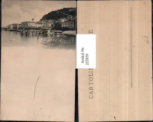 222859,Lombardia Bellaggio Teilansicht