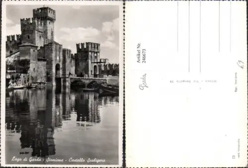 246673,Lago di Garda Sirmione Castello Scaligero Burg