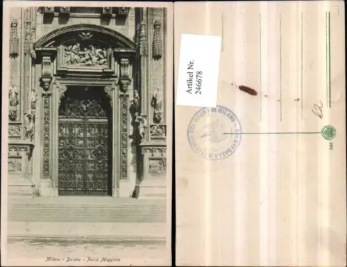 246678,Milano Mailand Duomo Porta Maggiore Portal Dom