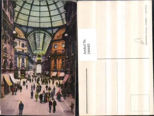 246685,Milano Mailand Galleria Vittorio Emanuele Einkaufsgalerie