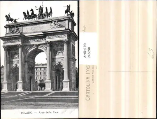 246690,Milano Mailand Arco della Pace Friedensbogen