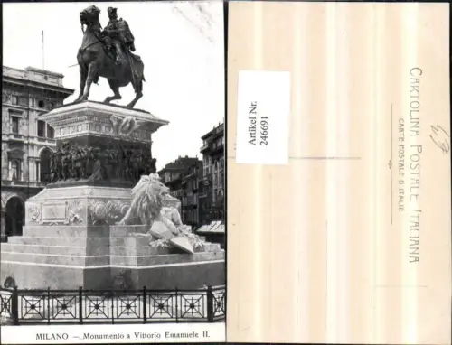 246691,Milano Mailand Monumento a Vittorio Emanuele 2 Denkmal