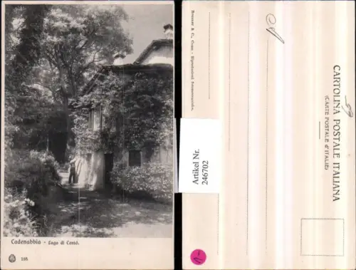 246702,Lago di Como Cadenabbia Partie Hausansicht