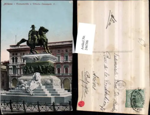 246706,Milano Mailand Monumento a Vittorio Emanuele 2 Denkmal
