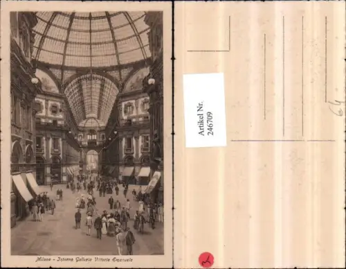 246709,Milano Mailand Interno Galleria Vittorio Emanuele Einkaufsgalerie