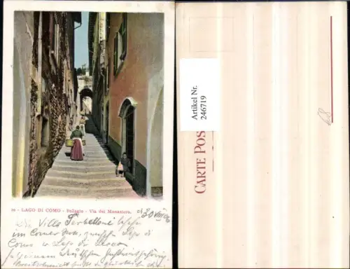 246719,Lombardia Como Lago di Como Bellagio Via del Monastero Gasse