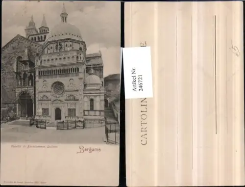 246721,Lombardia Bergamo Capella di Bartolommeo Colleoni Kapelle Kirche