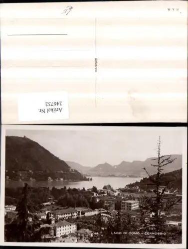 246732,Lombardia Como Lago di Como Cernobbio Teilansicht