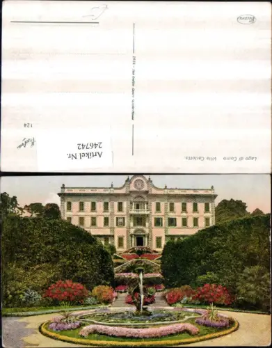 246742,Lombardia Como Tremezzo Lago di Como Villa Carlotta Springbrunnen