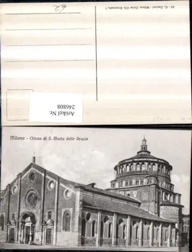 246808,Lombardia Milano Mailand Chiesa di S. Maria delle Grazie Kirche