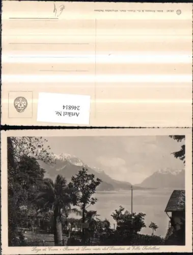 246814,Lombardia Como Lago di Como Ramo di Lecco visto dal Giardino di Villa Serbelloni
