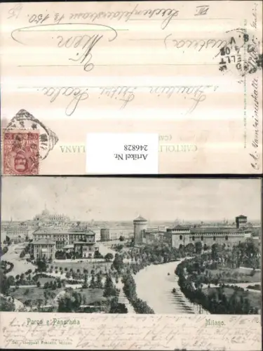 246828,Lombardia Milano Mailand Parco e Panorama Park