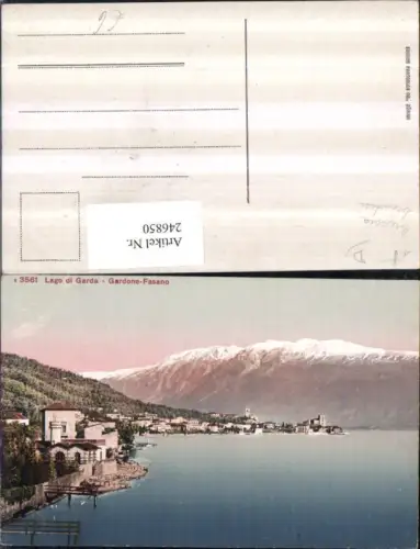 246850,Lombardia Brescia Lago di Garda Gardone Fasano Teilansicht