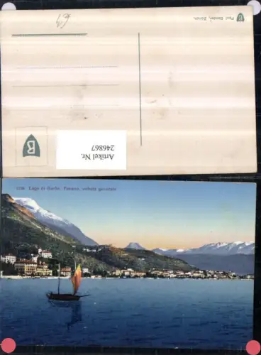 246867,Lombardia Brescia Lago di Garda Gardone Riviera Fasano veduta generale