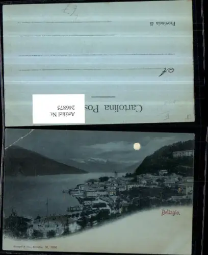 246875,Litho AK Lombardia Como Bellagio Totale pub Stengel u. Co 7056