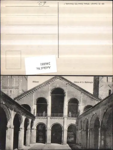 246881,Lombardia Milano Mailand Chiesa di S. Ambrogio Kirche
