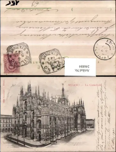246884,Lombardia Milano Mailand La Cattedrale Dom Kirche