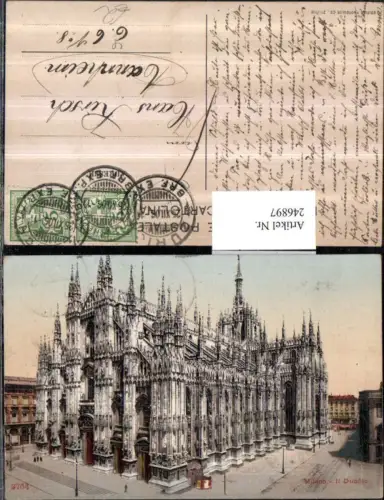 246897,Lombardia Milano Mailand Il Duomo Dom Kirche