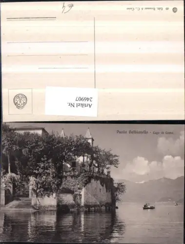 246907,Lombardia Como Lago di Como Lenno Punta Balbianello Kirche
