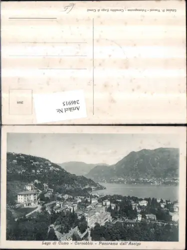 246915,Lombardia Como Lago di Como Cernobbio Panorama dall Asnigo Totale