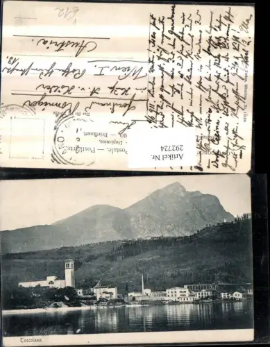 292724,Lombardia Brescia Toscolano-Maderno Teilansicht Kirche Bergkulisse pub Ottmar Zieher 10524