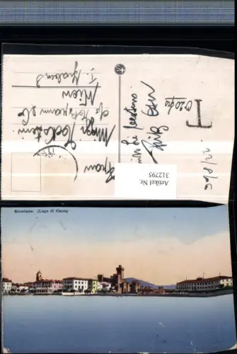 312795,Lombardia Brescia Lago di Garda Sirmione Teilansicht