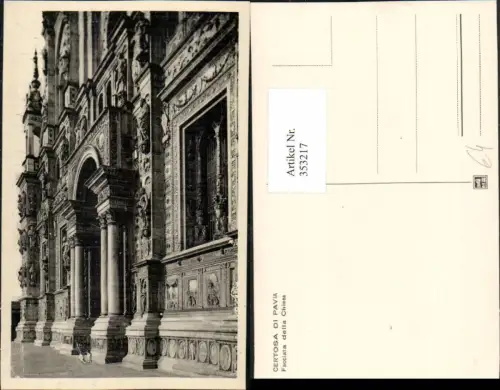353217,Lombardia Pavia Certosa di Pavia Chiesa Kirche