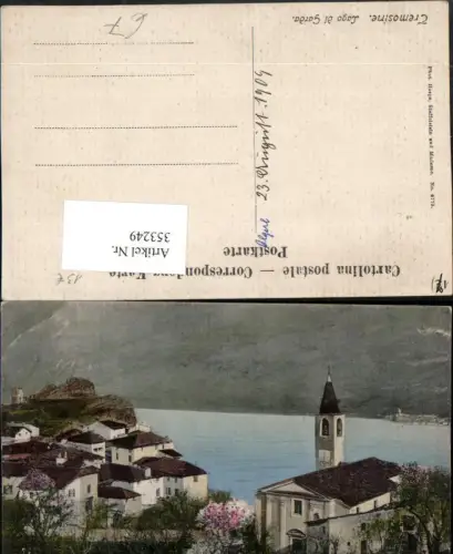 353249,Lombardia Brescia Lago di Garda Tremosine Teilansicht Kirche