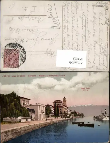 353255,Lombardia Brescia Lago di Garda Gardone Riviera e Pomenada nuova Promenade