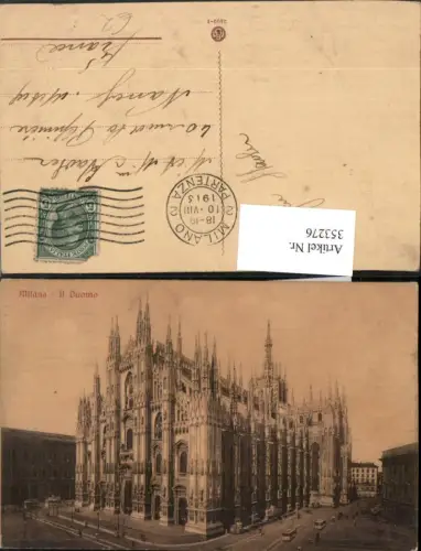 353276,Lombardia Milano Mailand Il Duomo Mailänder Dom Kirche