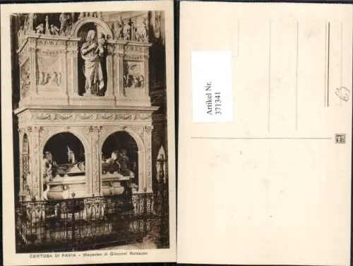 371341,Lombardia Pavia Certosa di Pavia Mausoleo di Giovanni Galeazzo Mausoleum