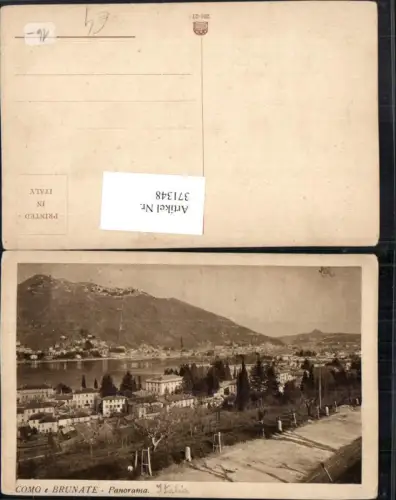 371348,Lombardia Como Como e Brunate Panorama Totale