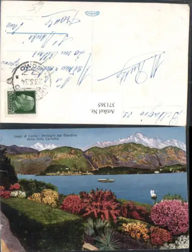 371365,Lombardia Como Lago di Como Bellagio dal Giardino della Villa Carlotta Bergkulisse