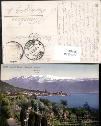 397182,Lombardia Brescia Lago di Garda Gardone Fasano Totale Bergkulisse