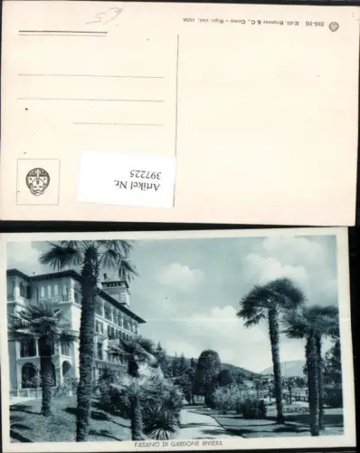 397225,Lombardia Brescia Fasano di Gardone Riviera Grand Hotel Palmen