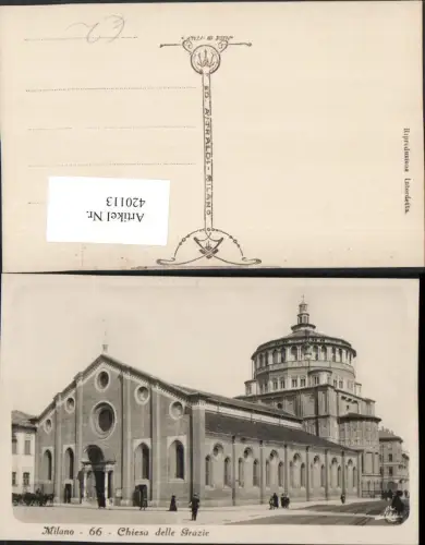 420113,Lombardia Milano Mailand Chiesa delle Grazie Kirche