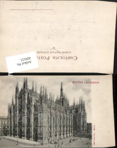 420121,Lombardia Milano Mailand La Cattedrale Dom Kirche