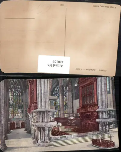 420159,Lombardia Milano Mailand Cattedrale Il coro Kirche Innenansicht