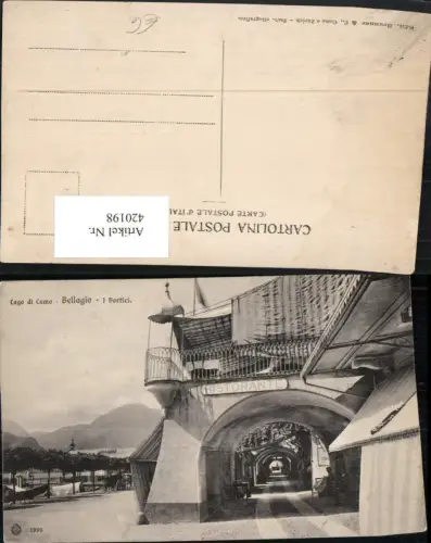 420198,Lombardia Como Lago di Como Bellagio Portici Ristorante