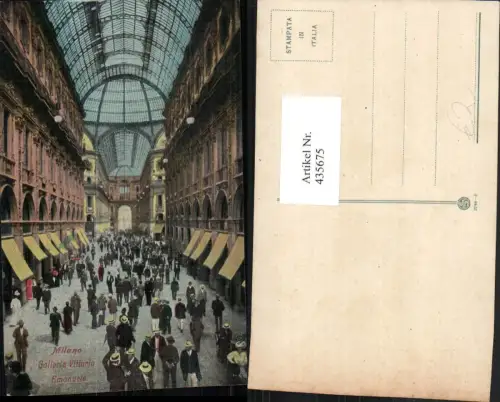 435675,Lombardia Milano Mailand Galleria Vittorio Emanuele Einkaufszentrum