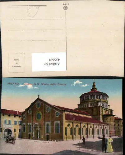 435691,Lombardia Milano Mailand Chiesa di S. Maria delle Grazie Kirche