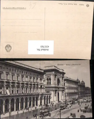 435705,Lombardia Milano Mailand Portici settentrionali Gebäude