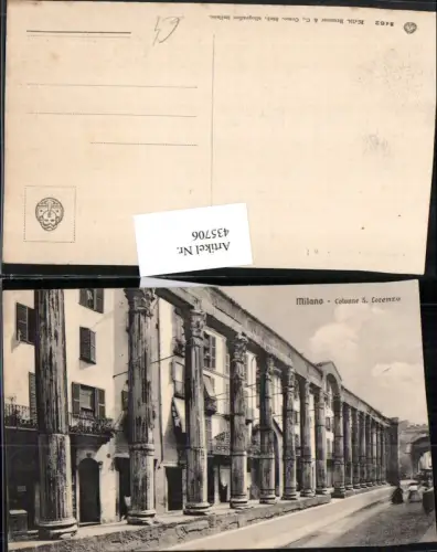 435706,Lombardia Milano Mailand Colonne S. Lorenzo Säulen