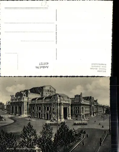 435727,Lombardia Milano Mailand Statzione Centrale Bahnhof