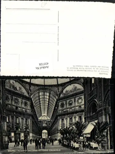 435728,Lombardia Milano Mailand Interno Galleria Vittorio Emanuele Einkaufszentrum