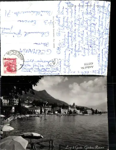 435735,Lombardia Brescia Lago di Garda Gardone Riviera Teilansicht