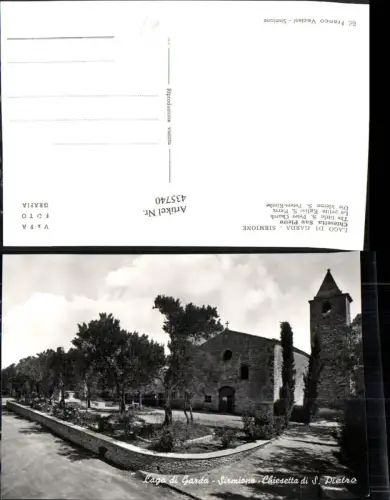 435740,Lombardia Brescia Lago di Garda Sirmione Chiesetta di S. Pietro Kirche