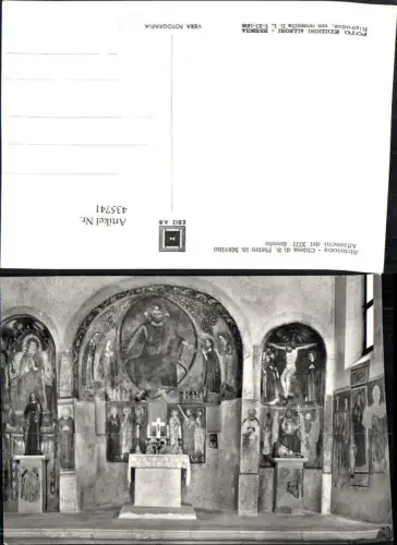 435741,Lombardia Brescia Sirmione Chiesa di S. Pietro in Mavino Kirche Innenansicht
